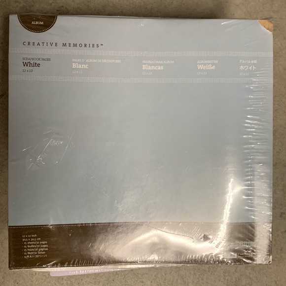 Creative Memories 12x12 White Pages